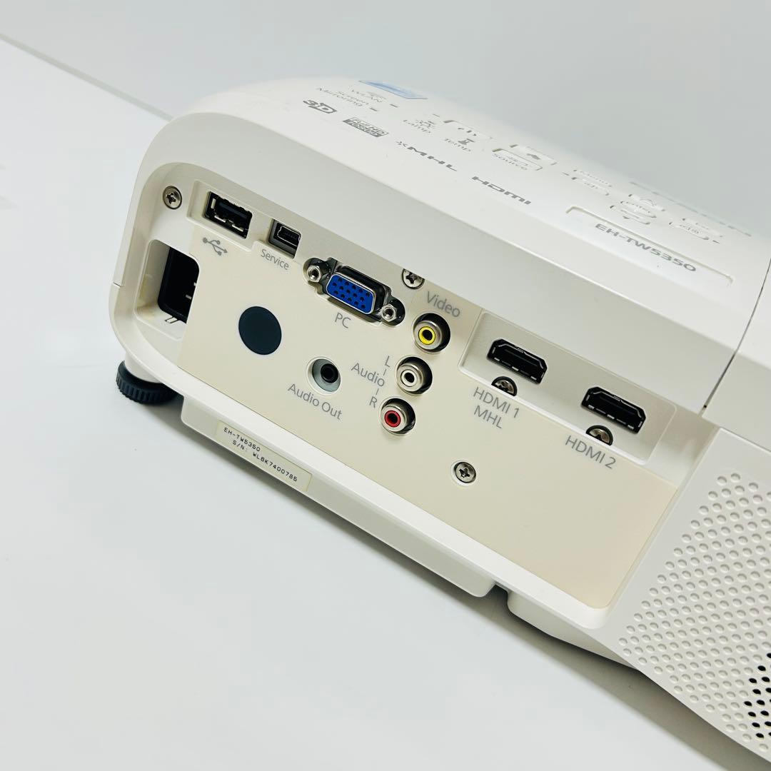 美品】EPSON プロジェクター EH-TW5350 ランプ使用459時間 - メルカリ
