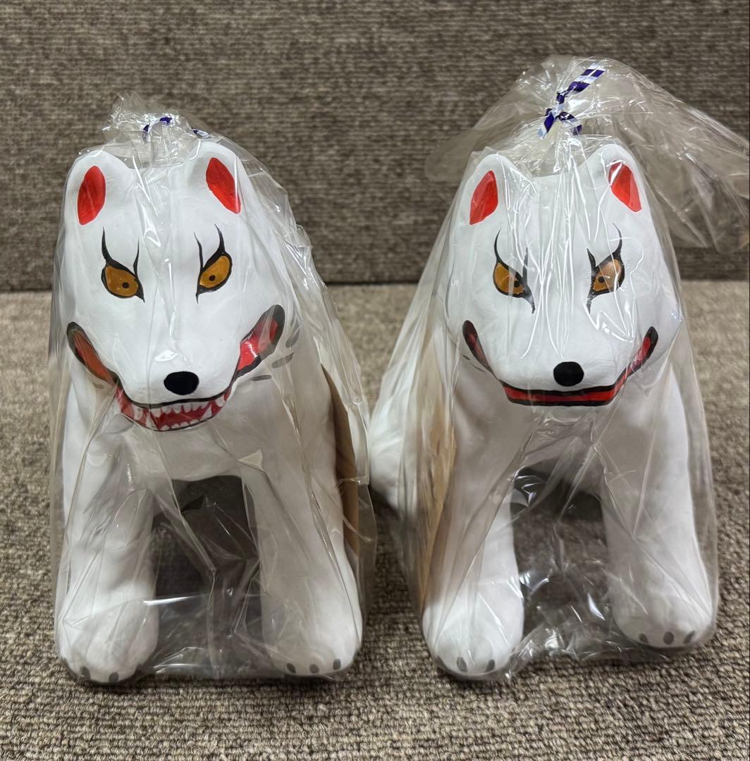 秩父 三峯神社 ニホンオオカミ 阿吽 張子 (大) - メルカリ