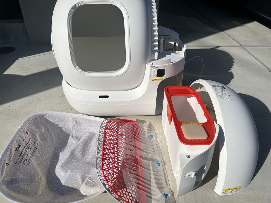 自動掃除猫用トイレ 白 Amazon | Xverycan 猫 自動トイレ 猫用トイレ 自動ネコトイレ 自動清掃