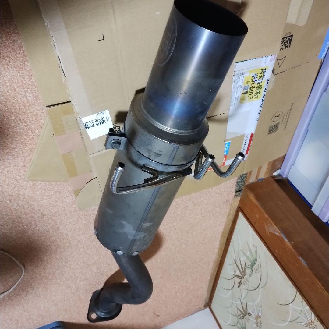 FD2ツインカムFEEL'S ハーフチタンマフラー（ストレート加工）