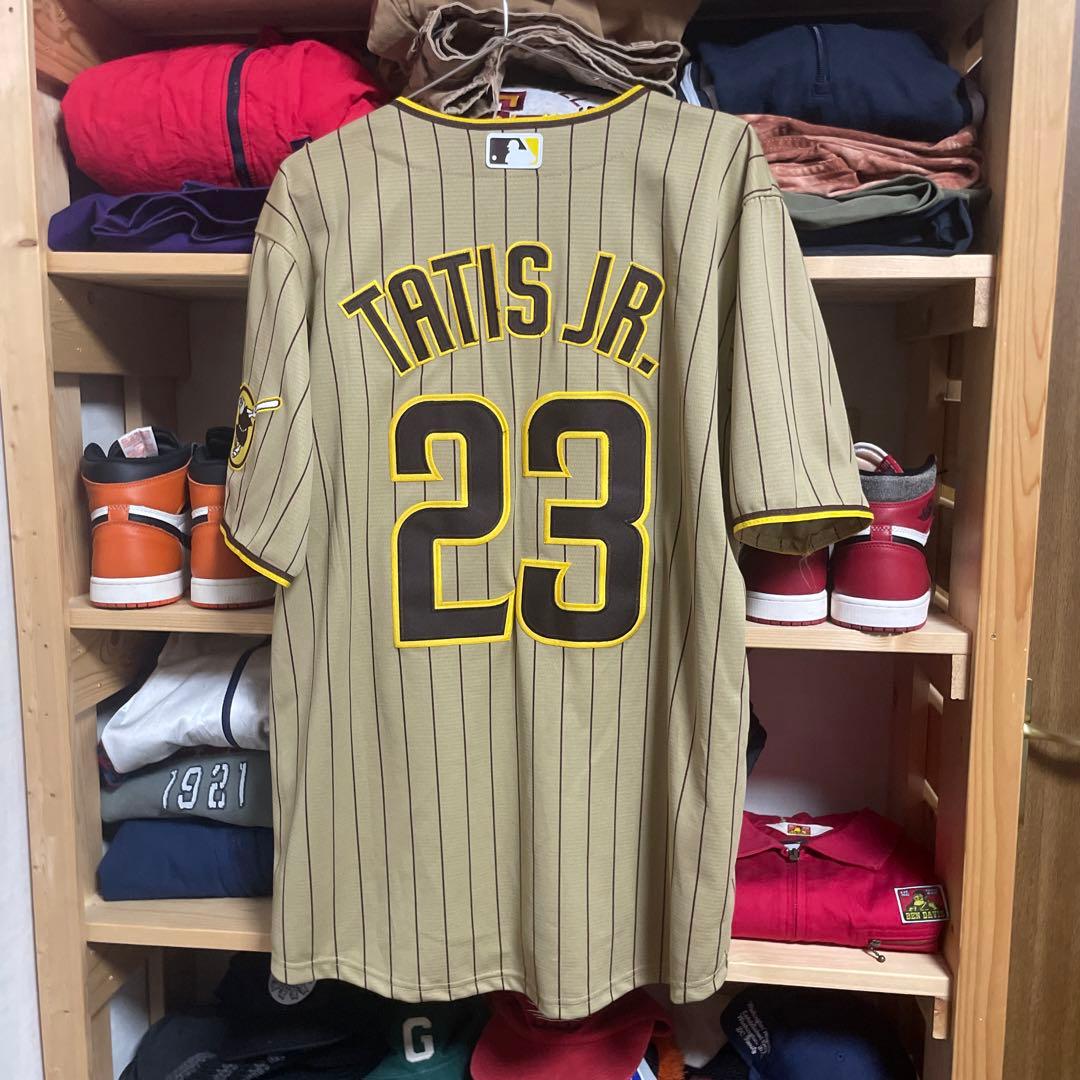 NIKE】パドレス タティスJRユニフォーム XL相当 - メルカリ