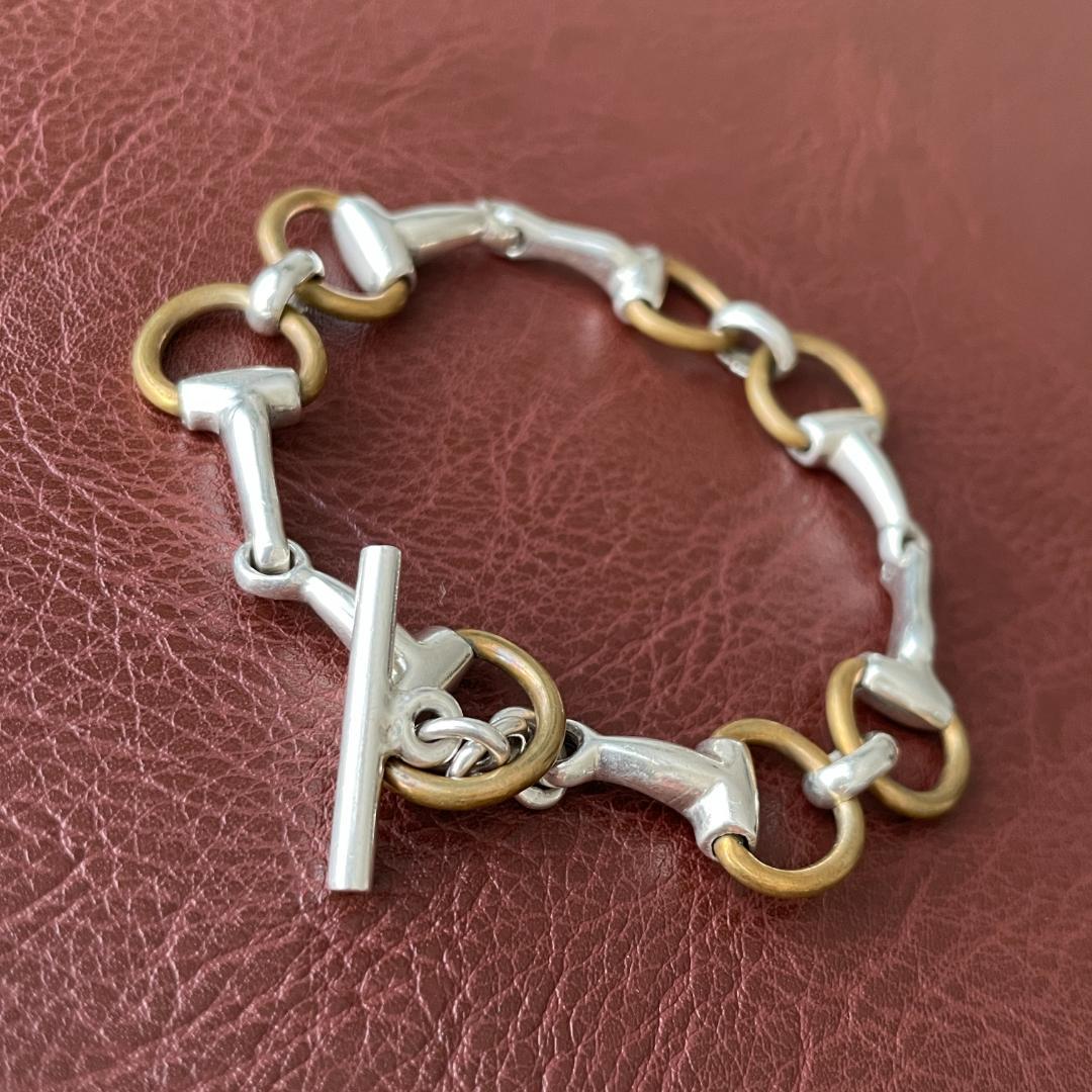 メンズ ブレスレット シルバー 925 スナッフルビット メキシコ ビンテージ