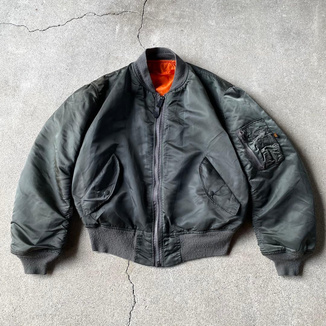 90s USA製 アルファ MA1 flight bomber jacket - メルカリ