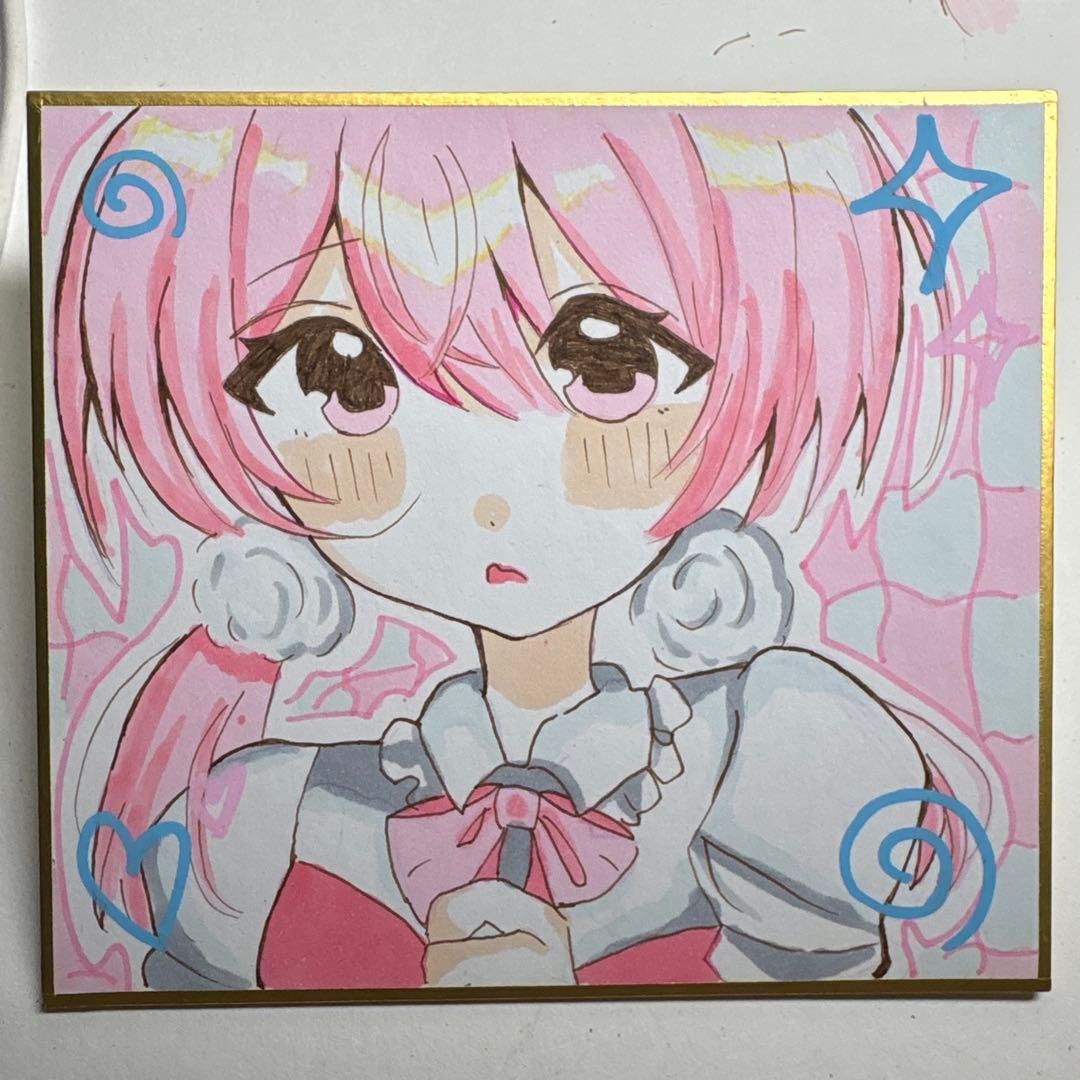 手描きイラスト 萌え絵 オリジナル 女の子 - メルカリ