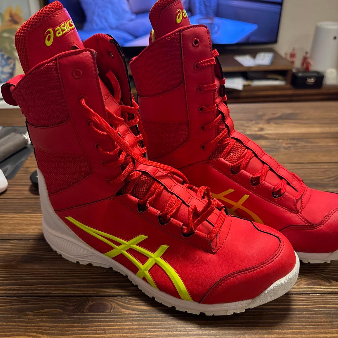 アシックス 赤 ハイカット安全靴 楽天市場】アシックス 安全靴 ウィンジョブ CP308 AC 1271A055