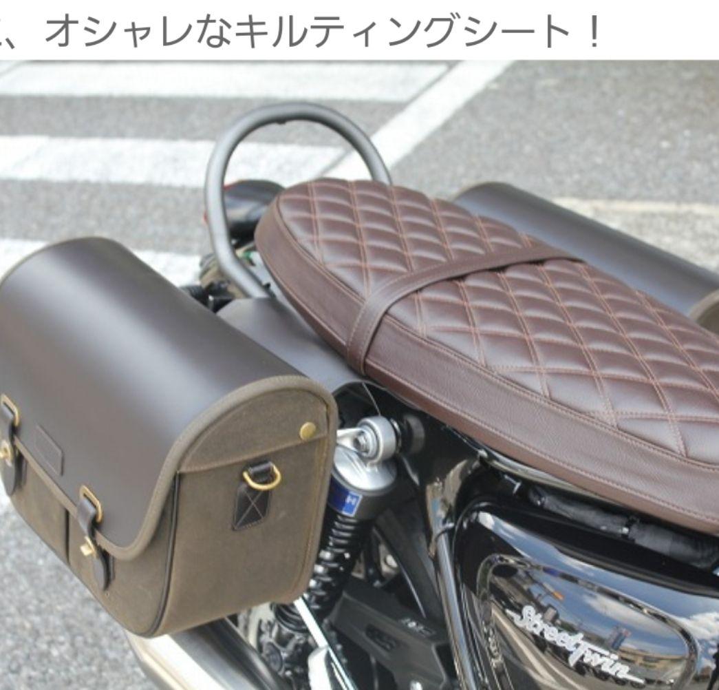 タマ様 美品 Triumph トライアンフ 純正キルトベンチシート - メルカリ