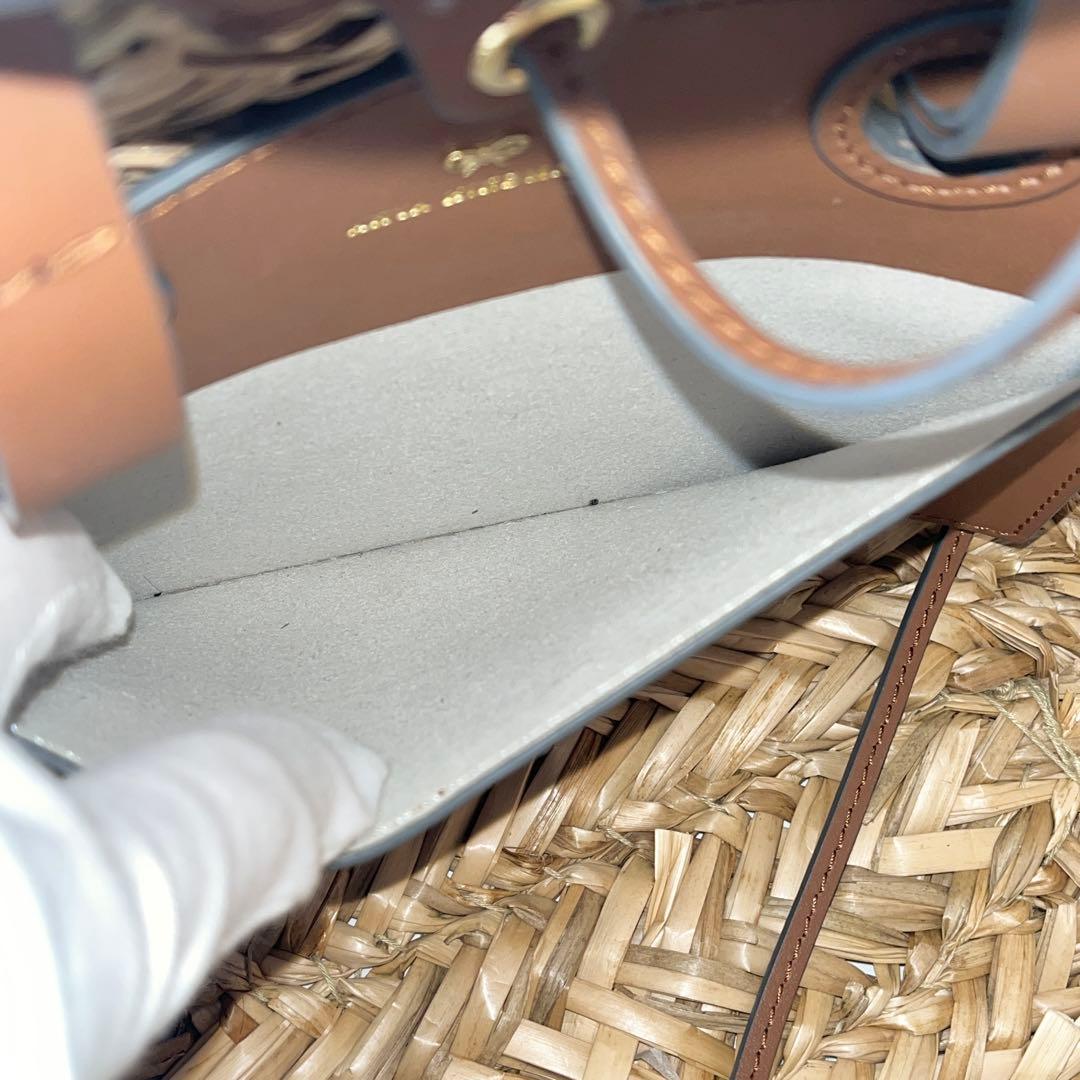 アニヤハインドマーチ　スモールバスケット ペーパーアイズ　天然草木　ブラウン系