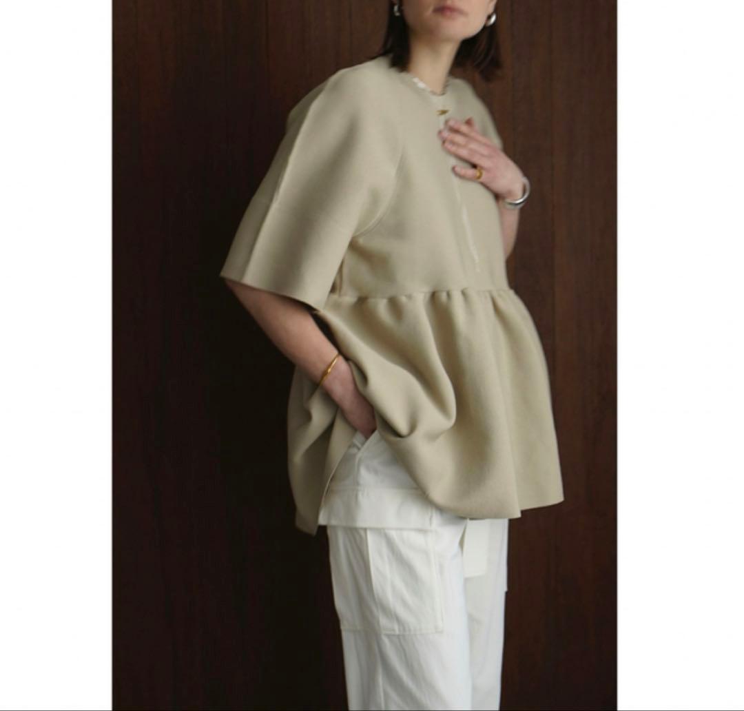 送料無料！クラネ CLANE BALLOON GATHER KNIT TOPS - メルカリ