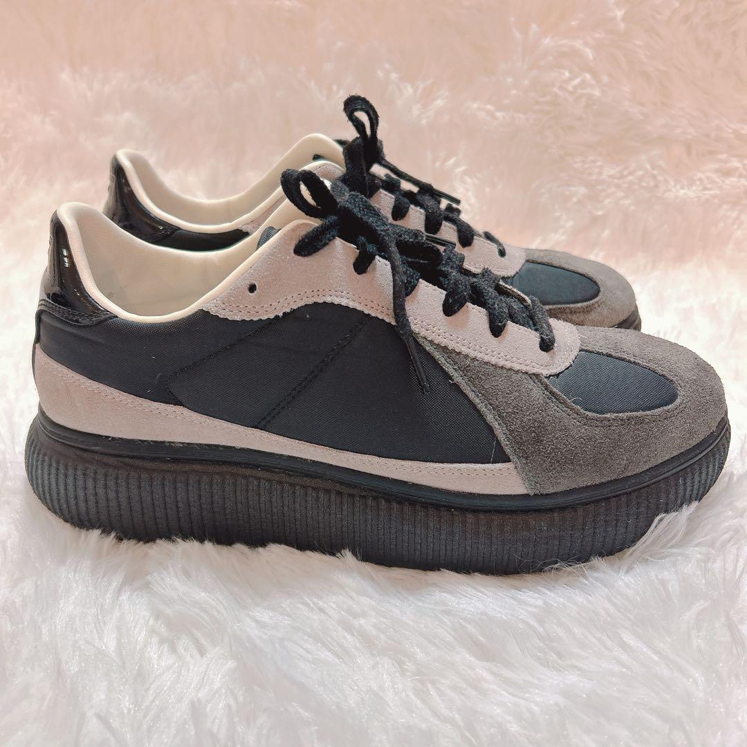 オニツカタイガー デレシティ グレー ブラック 26.5cm