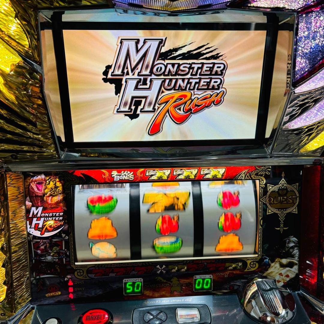 ロデオ 初代モンスターハンター スロット 実機 5号機 白ロム付き 家スロ 人気
