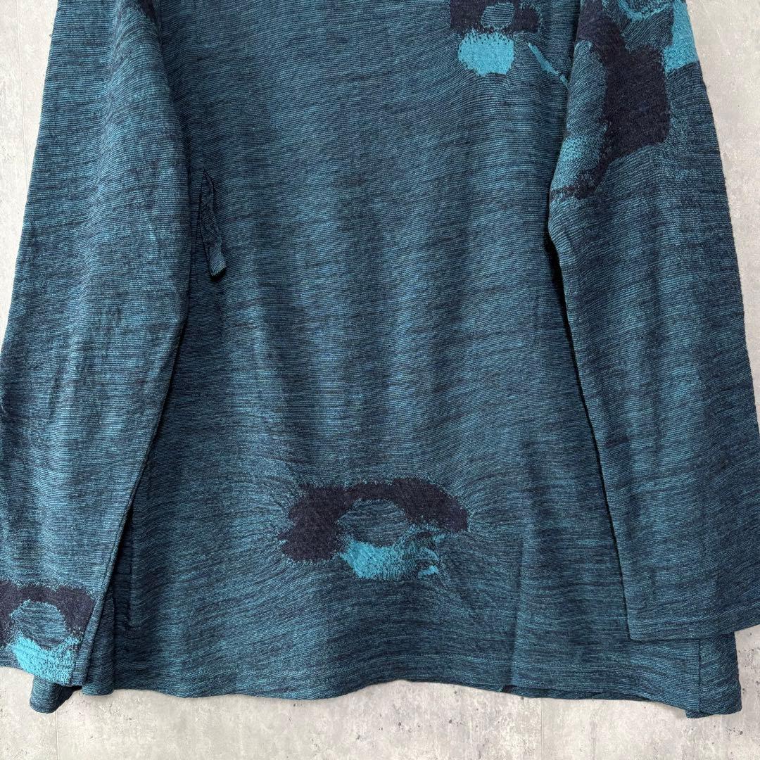 慈雨 センソユニコ ウール100 変形プルオーバー 紐でシルエット調整可能 40