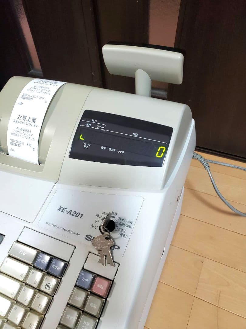 シャープ ☆XE-A201 ☆レジスター ☆動作確認済