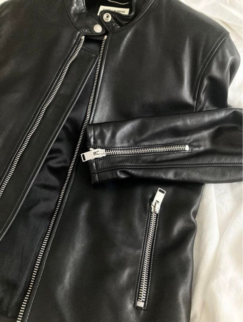 サンローラン，キースレザー，サイズ48 (7月いっぱいで取り下げます