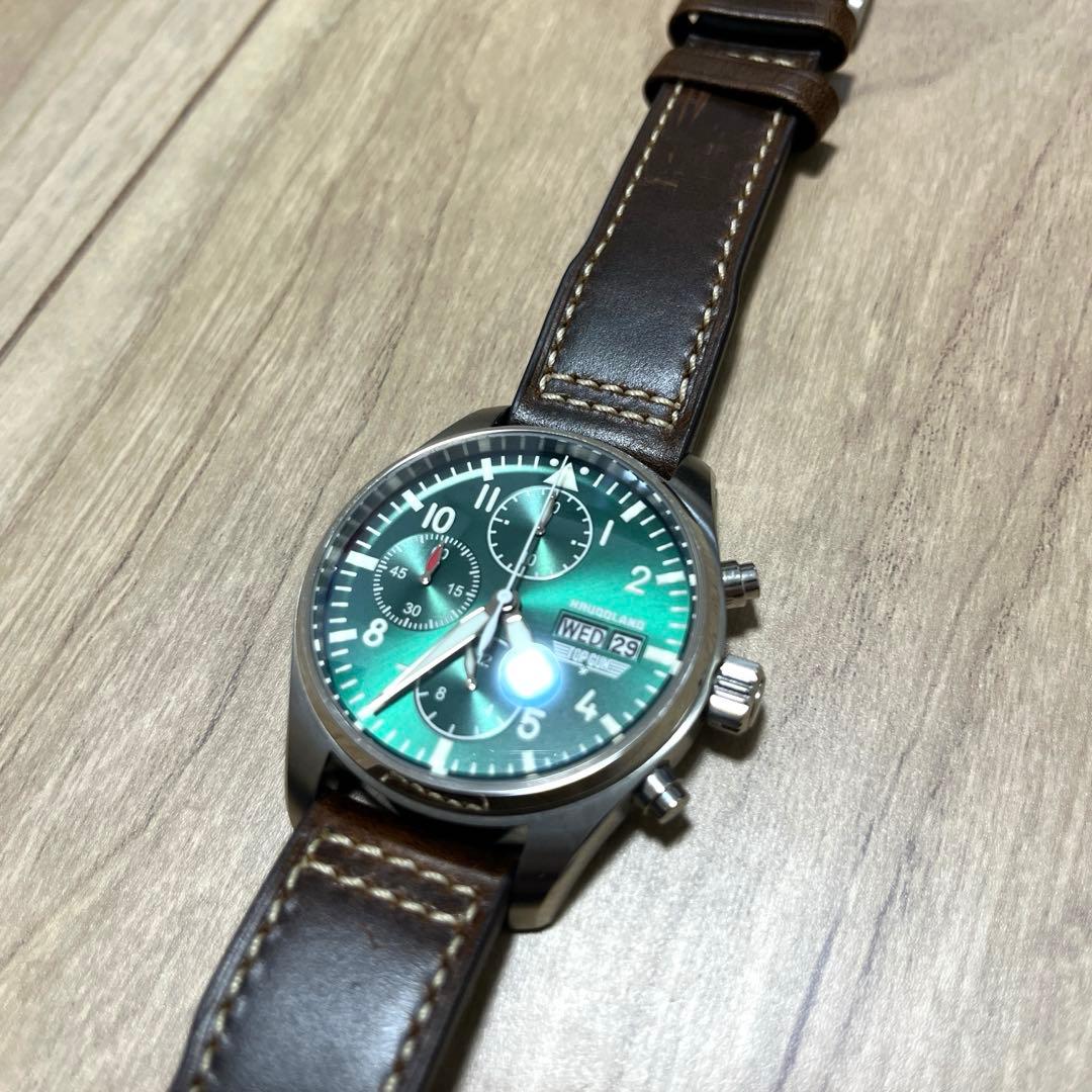 Hruodland パイロットウォッチ クロノグラフ オマージュ 新品未使用 Hruodland パイロットクロノグラフ オマージュ 新品未使用 - メルカリ