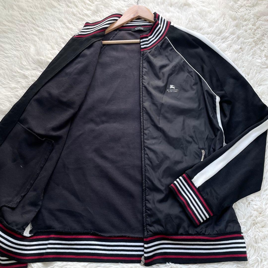 極美品✨バーバリーブラックレーベル トラックジャケット ホース刺繍