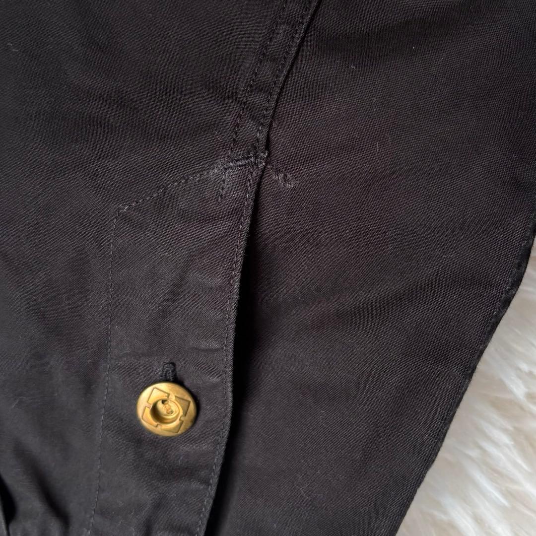 ORGUEIL日本製アメカジ黒ワークシャツ42XL相当ビッグサイズコットン