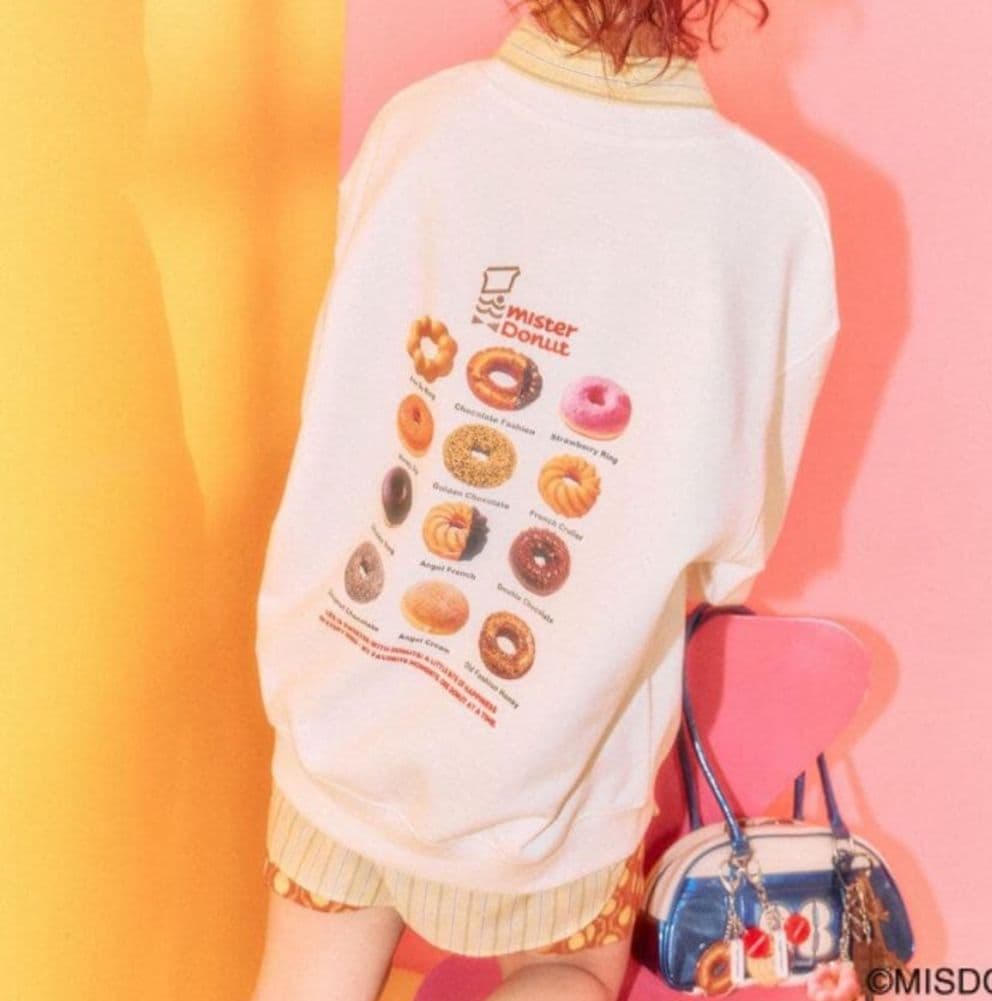 LEPSIM×Mister Donut フォトクルースウェット オフホワイト - メルカリ