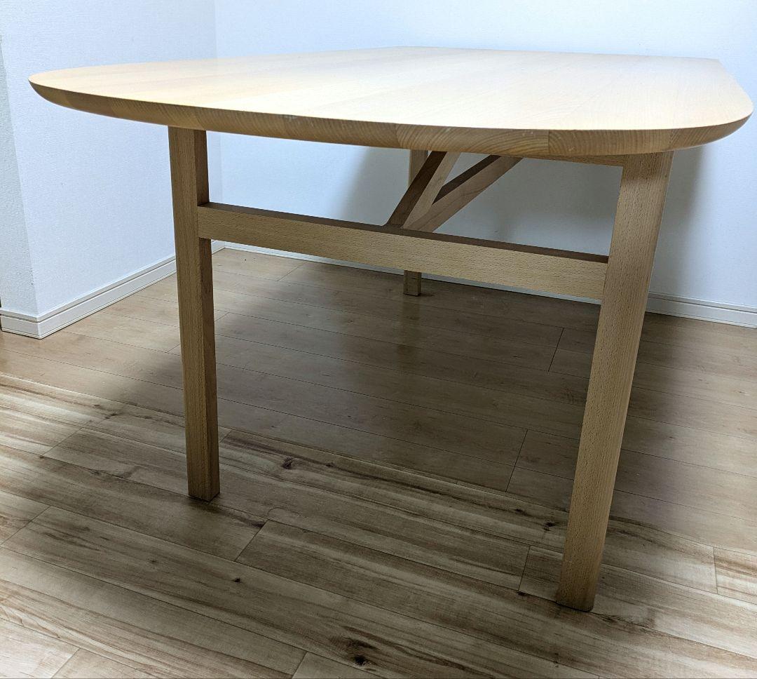 ACTUS \"moku\" 　 日進木工 ナチュラル　ブナ材無垢ダイニングテーブル