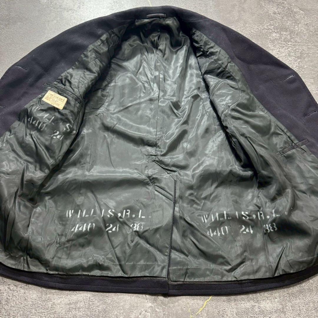 50s U.S.NAVY Pコート米軍実物アメリカ海軍ミリタリージャケット38