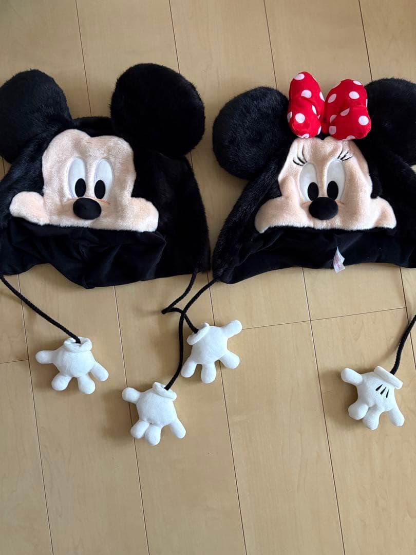 ファンキャップ　ディズニー　ミッキー　ミニー ふわふわミッキー、ミニーのファンキャップデザイン！東京