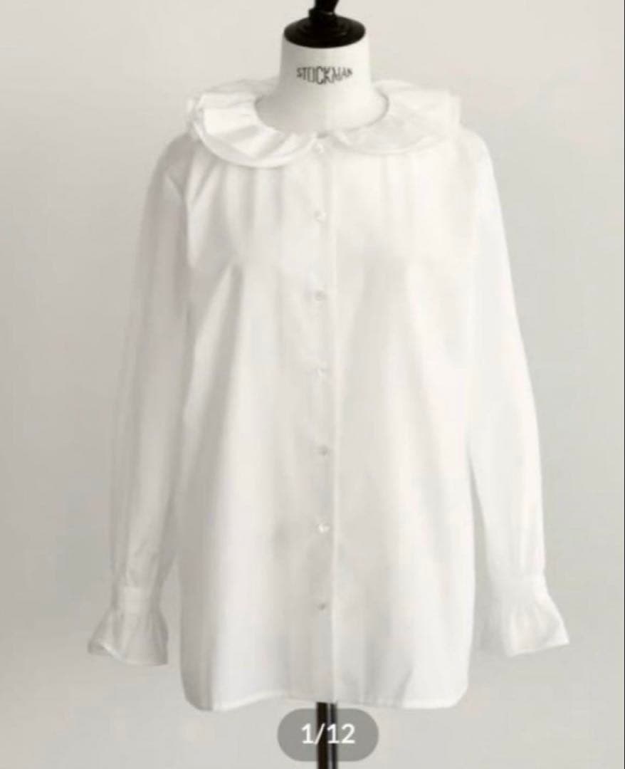 美品】OHGA WAFFLE BLOUSE - メルカリ