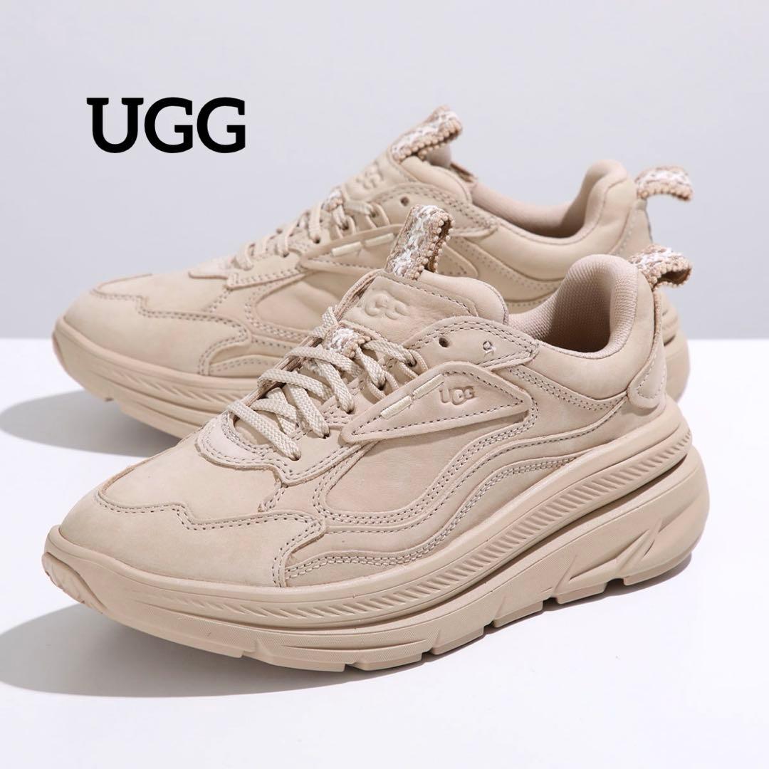 UGG アグ スニーカー レディース 厚底 CA1 ベージュ 1136845 - メルカリ