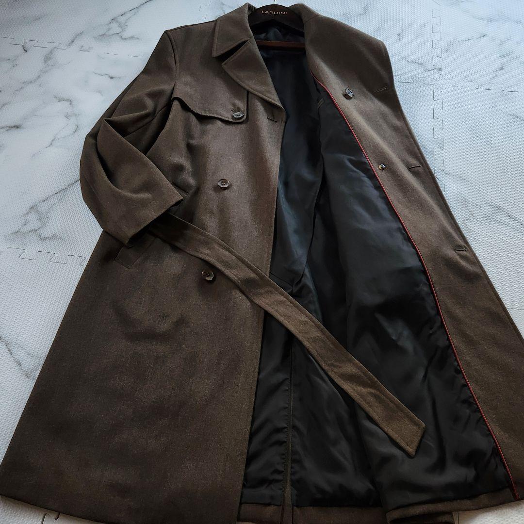 最高級イタリア製✨dunhill トレンチコート ウール ベルト ロング dunhill ダンヒル シングルトレンチコート ベルテッドロングコート