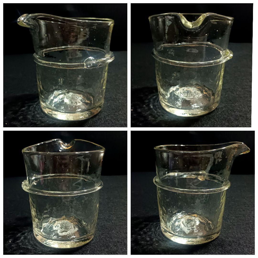 横山秀樹 小谷眞三 手吹きガラス 酒器 片口