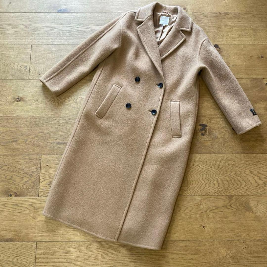 新品【Oggi掲載】組曲 ロングコート オーバーチェスター サイズ2