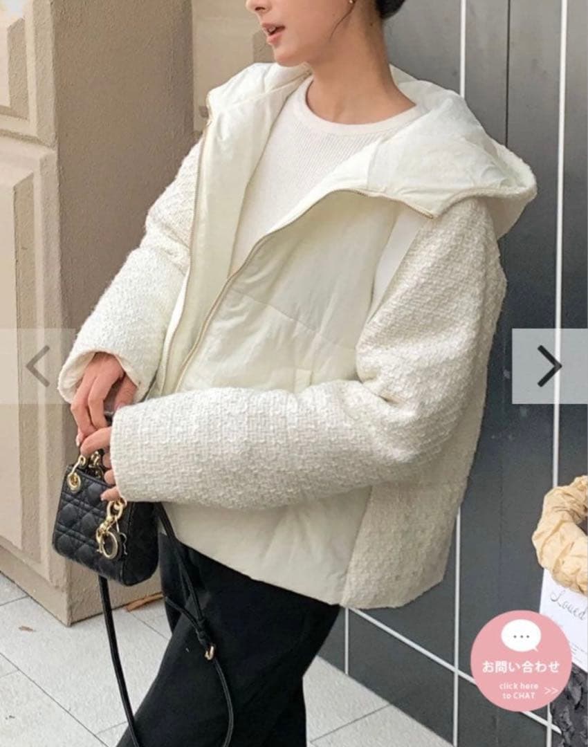 美品 BB バースデーバッシュTWEED DOCKING DOWN JACKET - メルカリ