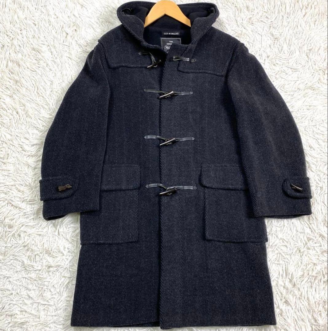 美品✨英国製 ヘリンボーン グローバーオール ロングダッフルコート XL相当 Gloverall - ヘリンボーン ロングダッフルコート LS604758（正規取扱