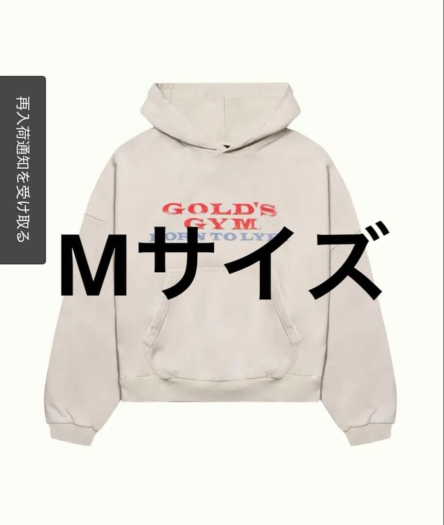 LÝFT × GOLD'S GYM VINTAGE LOGO HOODIE M - メルカリ