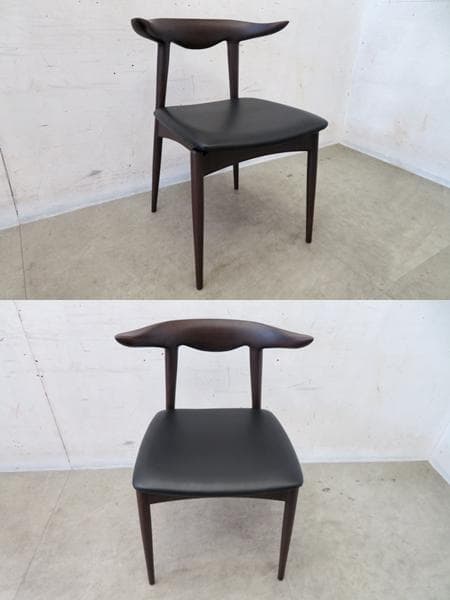 展示品□AREA/エリア青山□10.5万□カウホーンチェア□ダイニングチェア