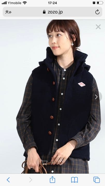 レディースダウンベスト、ダントン - メルカリ