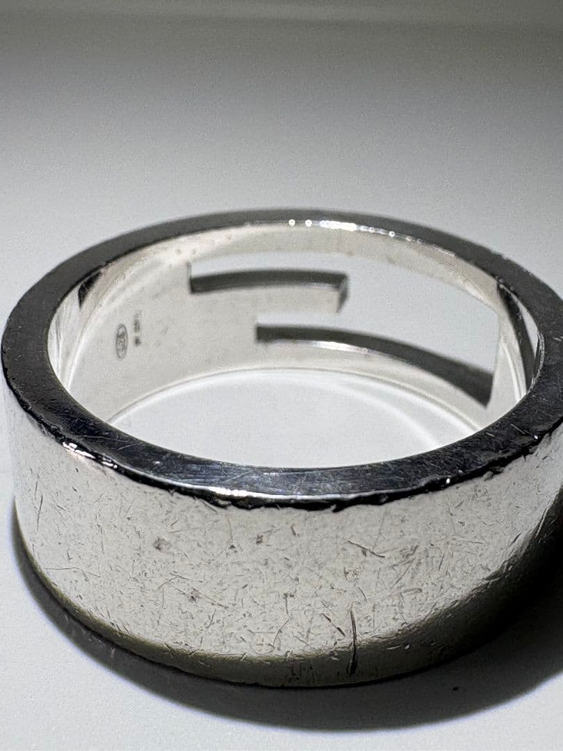 GUCCI ブランデッドG リング 刻印サイズ:20号【箱/ポーチ付】 - メルカリ