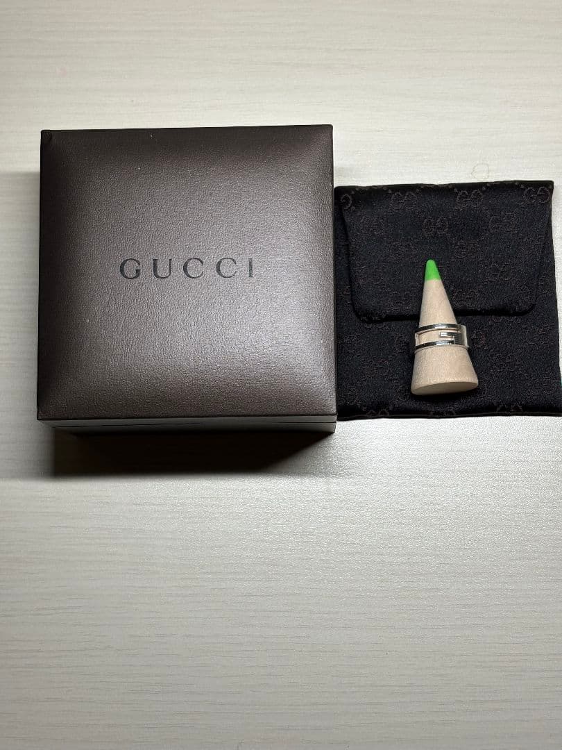 GUCCI ブランデッドG リング 刻印サイズ:20号【箱/ポーチ付】 - メルカリ