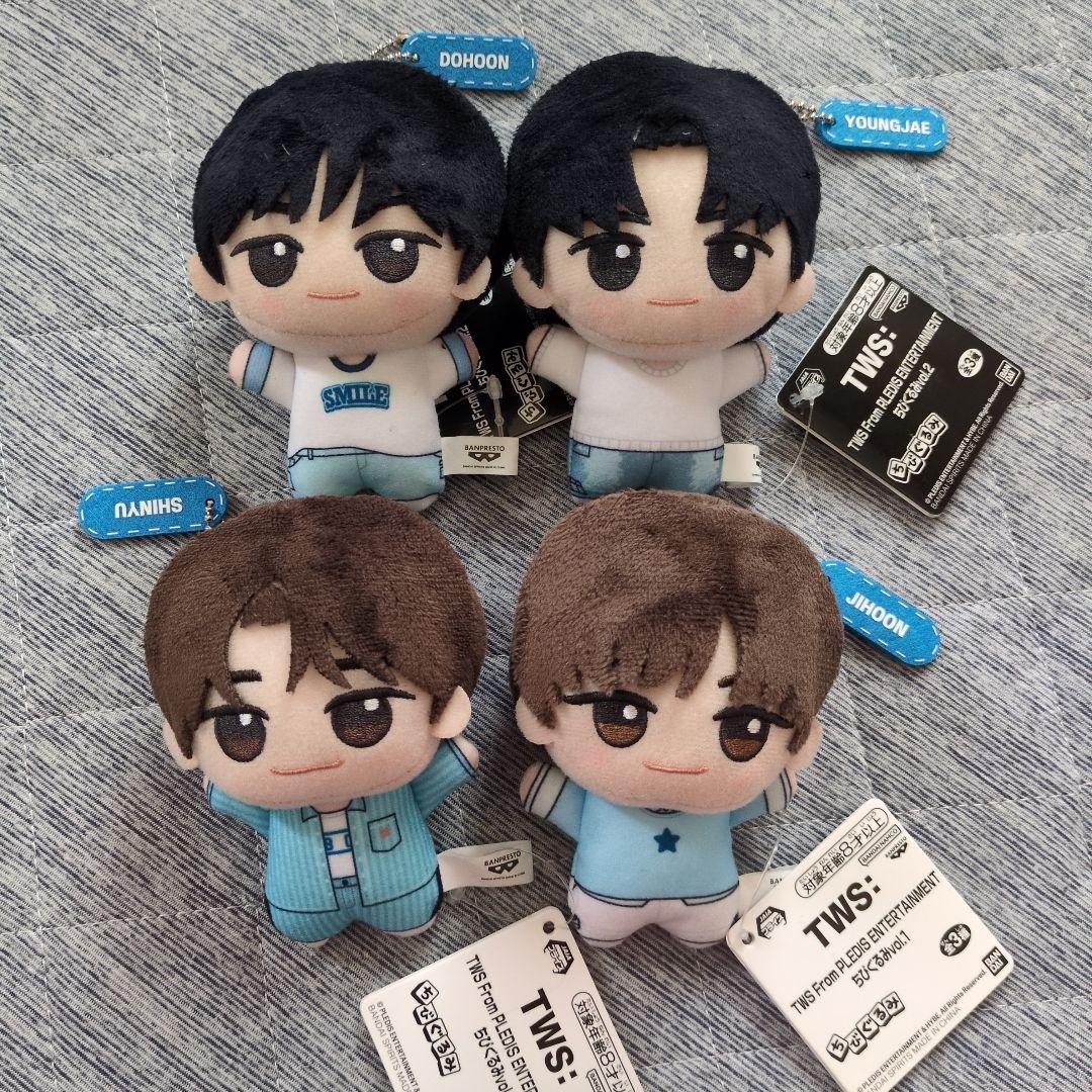 TWS ちびぐるみ シンユ ジフン ドフン ヨンジェ ナムコ限定 トゥアス