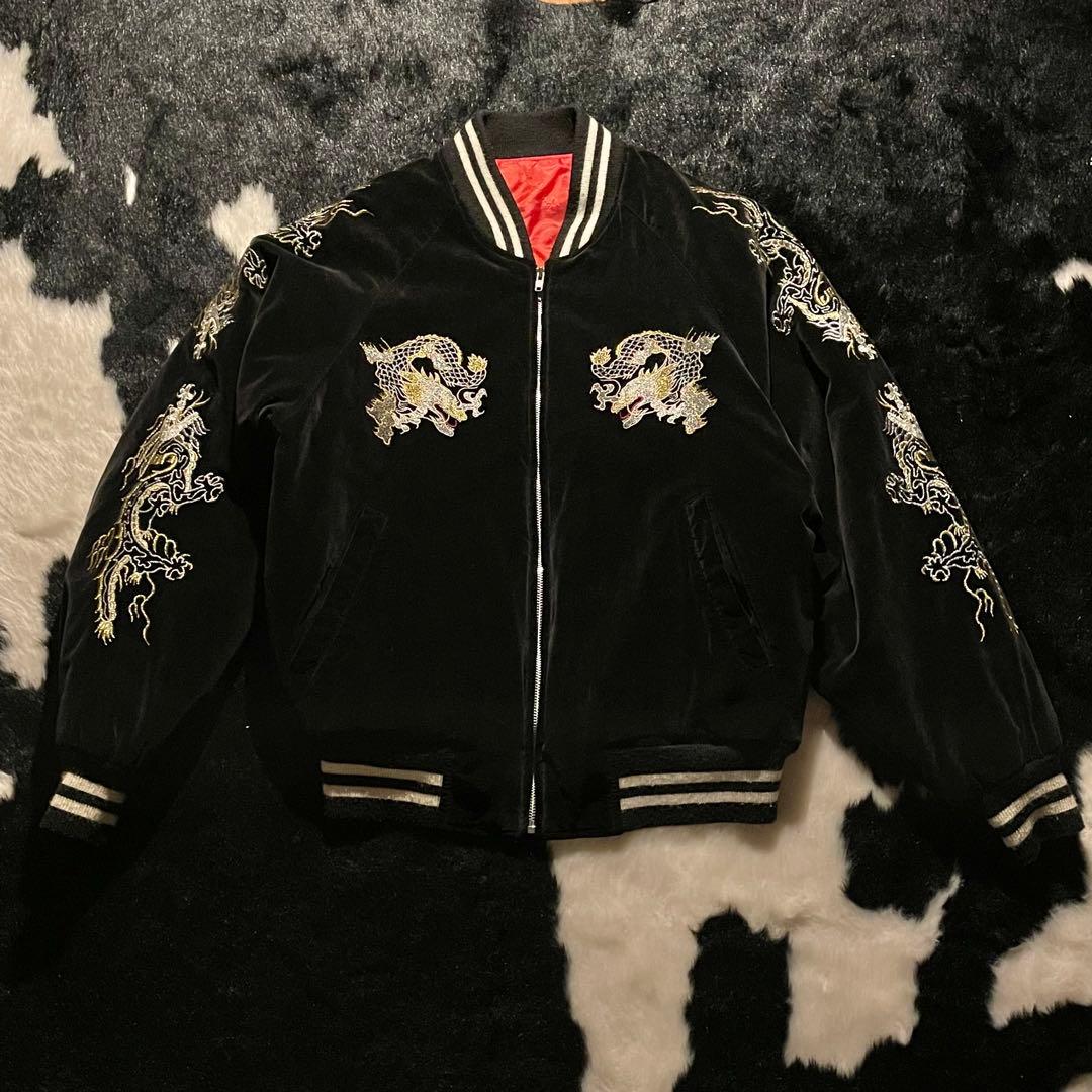 Japan Far East スーベニアジャケット スカジャン 別珍 アメカジ DELUXEWARE（デラックスウエア） DSJ-001 [50s SOUVENIA JACKET