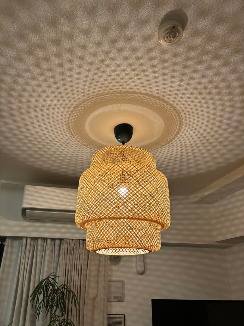 IKEA　SINNERLIG スィネリグ　ライト　照明　竹　バンブー SINNERLIG pendant lamp, bamboo/handmade, 11