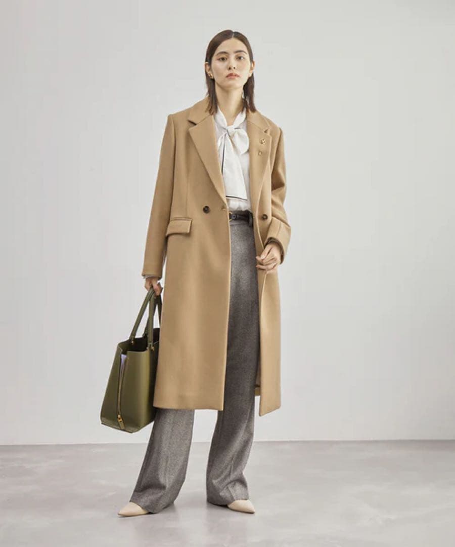 sora様専用 【BELLANDI】メルトンチェスターコート ロングコート