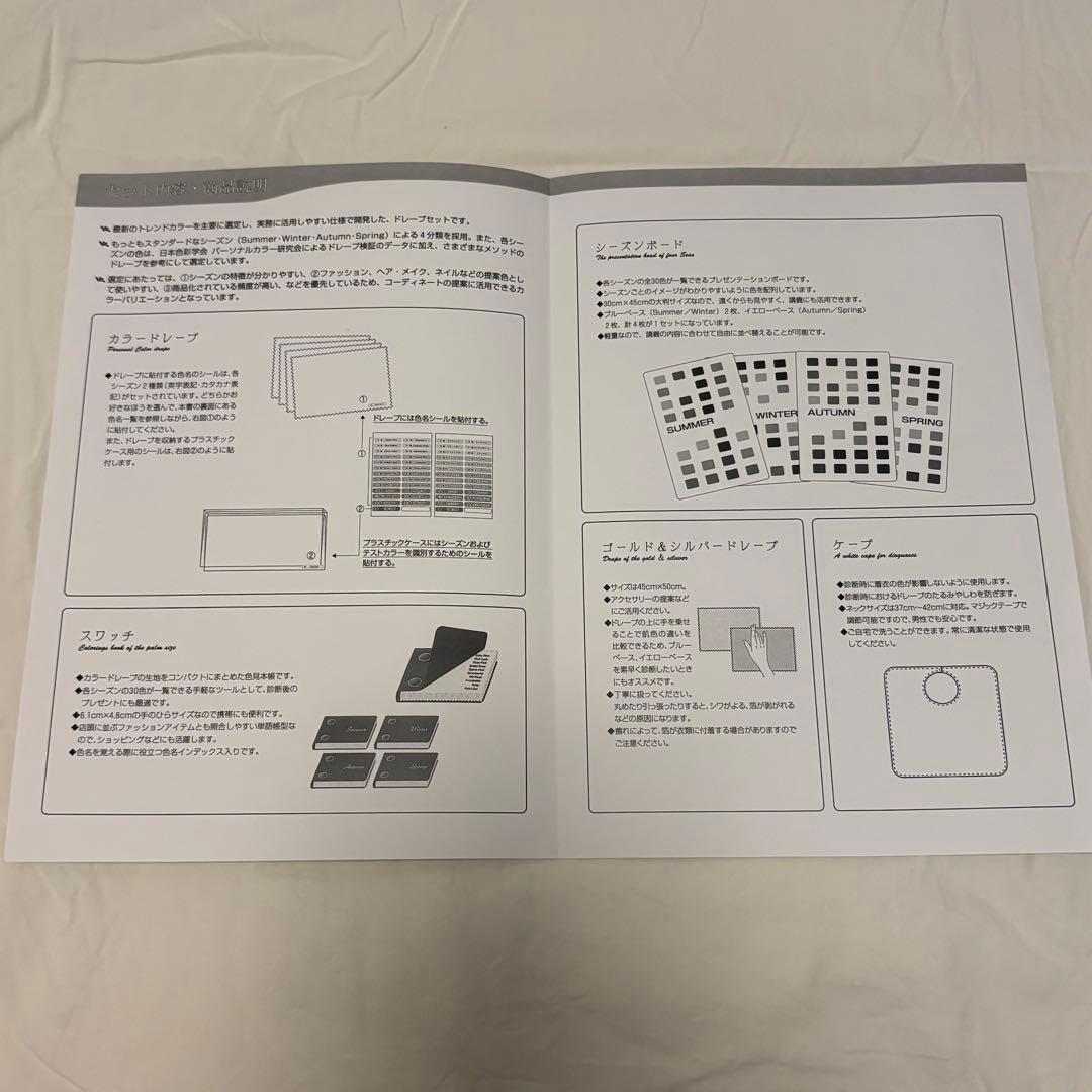 ICBI パーソナルカラー ドレープセット120枚 - メルカリ