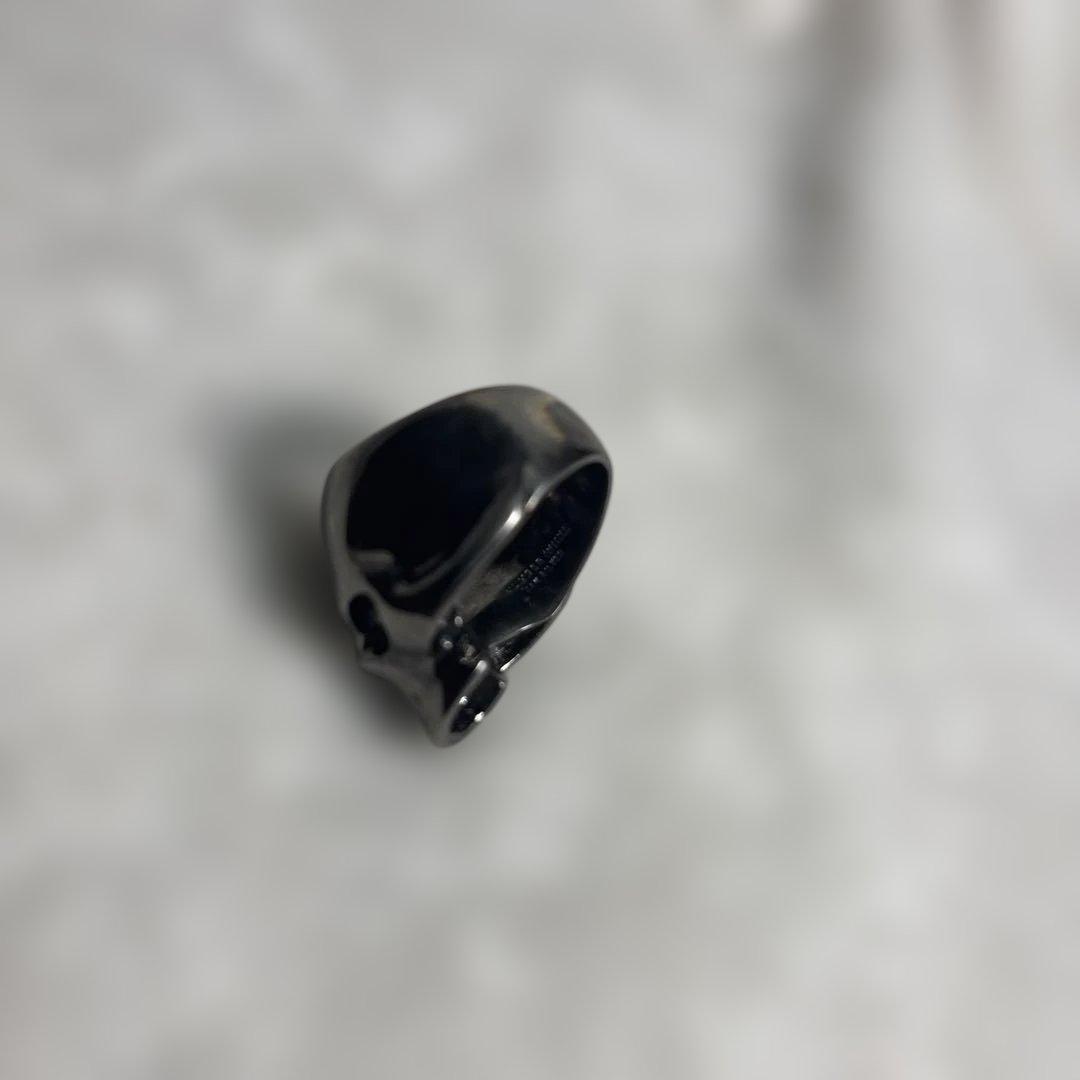ナンバーナイン スカルリング ブラックコーティング 21号 - メルカリ