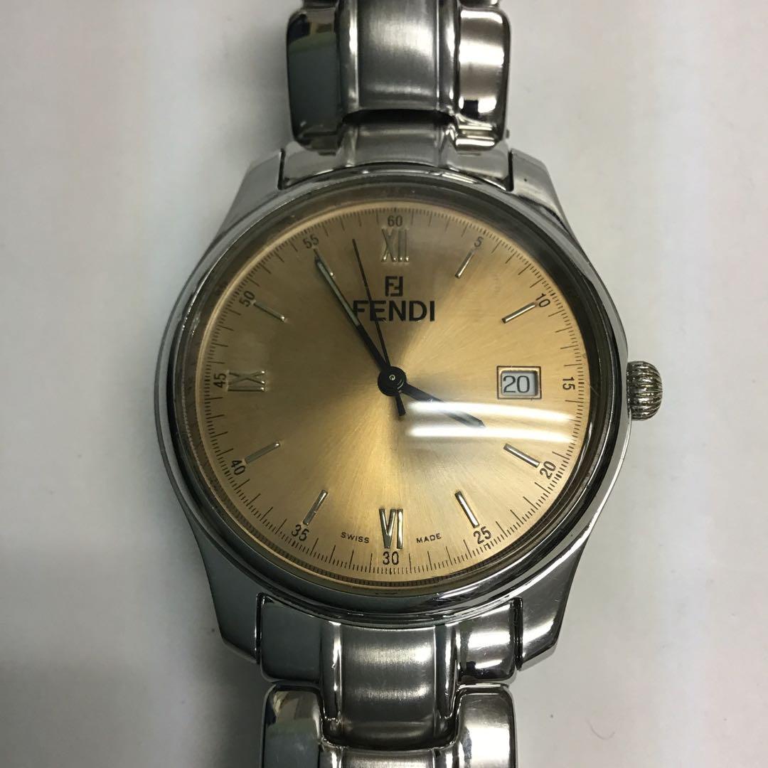 ❣️FENDI フェンディ❣️210Gメンズクォーツ腕時計 デイト付 スイス製