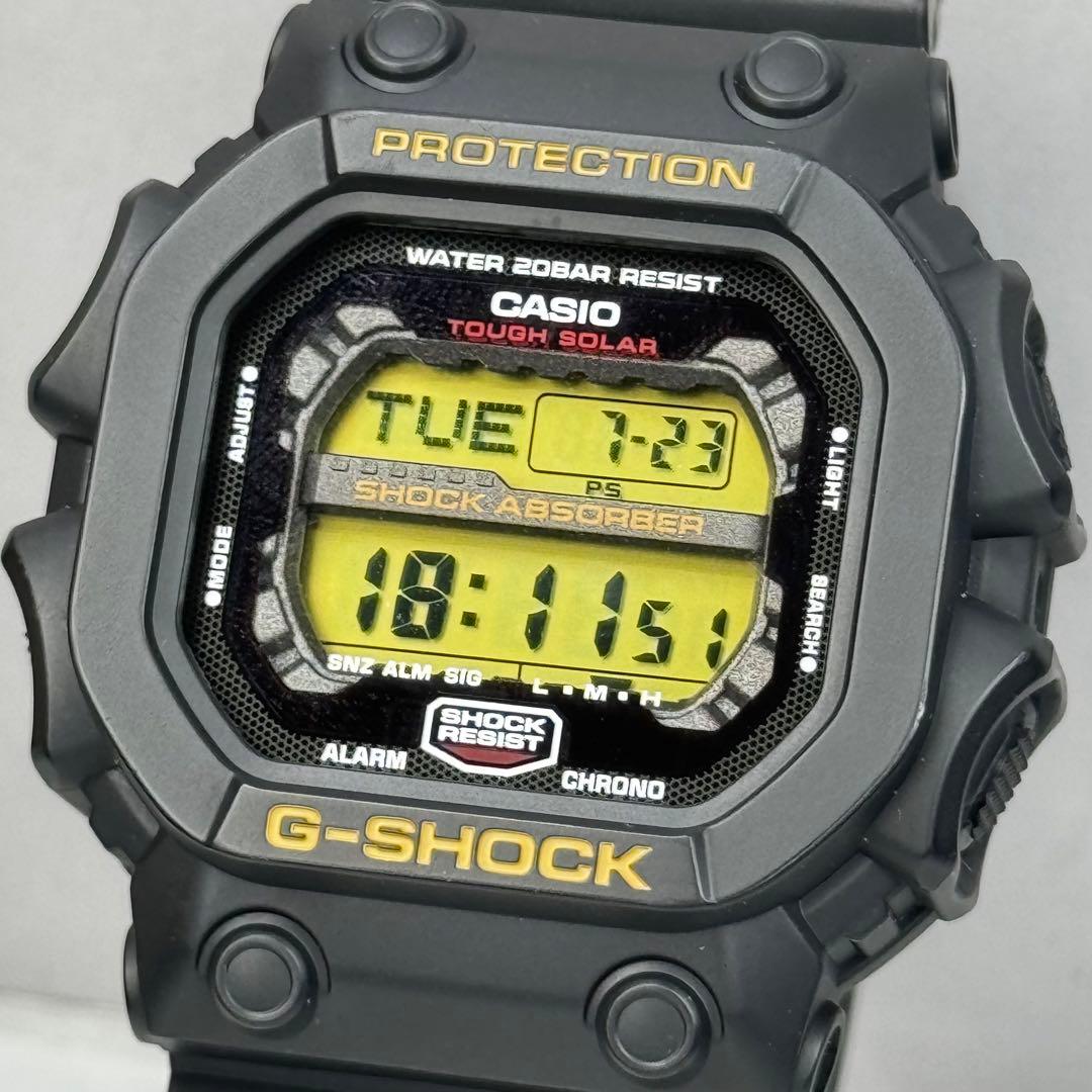 極美品 G-SHOCK GX-56 タフソーラー ブラック ゴールド液晶 - メルカリ