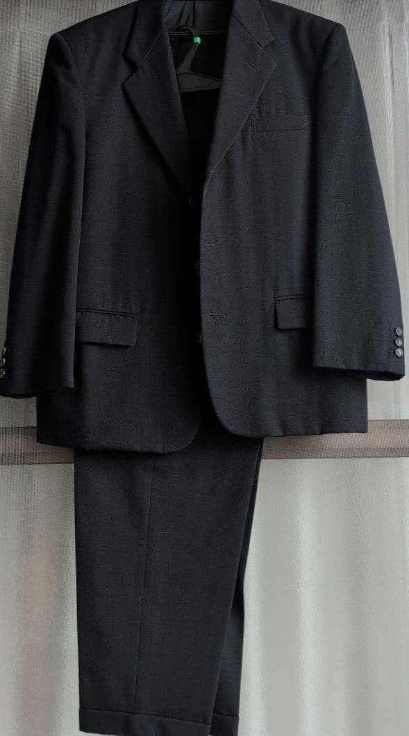 コムデギャルソン　ダークブルースーツ マシンウォッシャブル】ストレッチ ドビー スーツ（47-02SG05-204