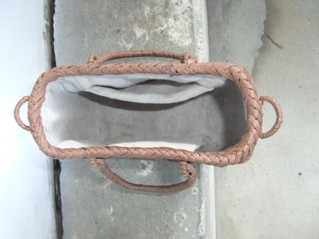 山葡萄かご 丸型小型 2way ( 手提げかご・ショルダーかご )