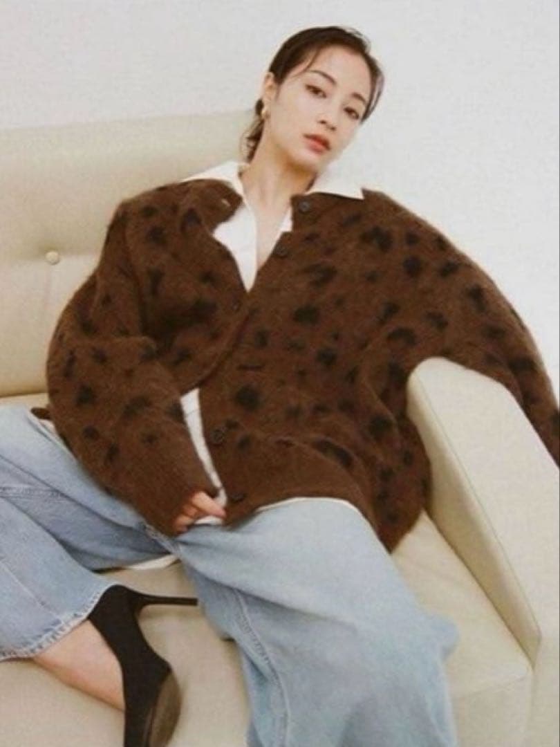 広瀬すず CLANE MOHAIR LOOSE KNIT CARDIGAN - メルカリ