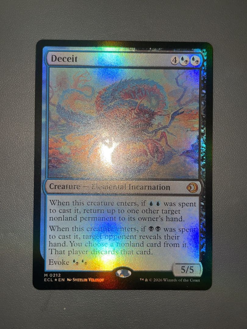 MTG 欺瞞/Deceit 英語 FOIL ローウィンの昏明 - メルカリ