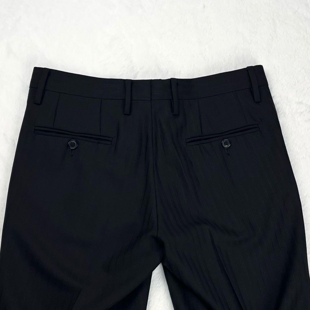 極美品 ドルチェ&ガッバーナ SICILIA シャドーストライプ スーツ 44