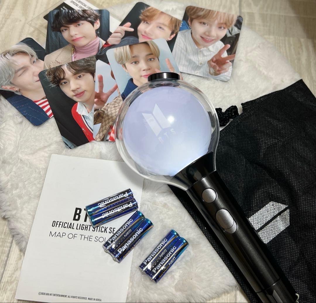 BTS アミボム ver.4 ペンライト MOS+ 新品電池6個付き - メルカリ